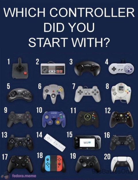 Which controller did you start with? 🤔
