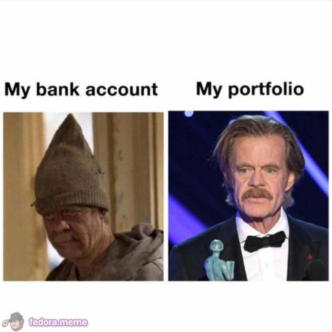 My bank account vs. my crypto account