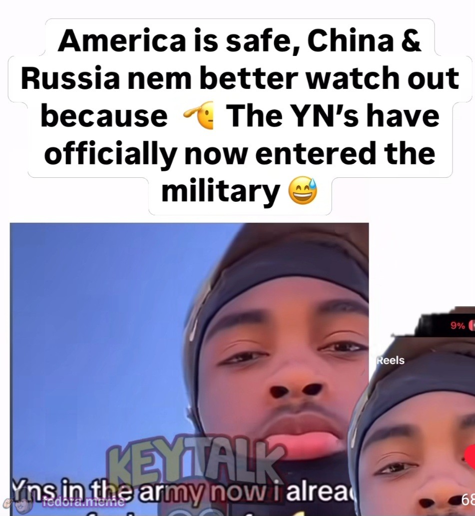 YN’s have entered the U.S military 🇺🇸🫡