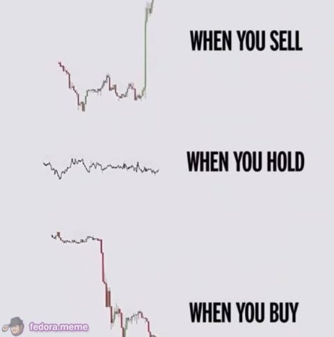 Diamond hands vs. Paper hands mentality