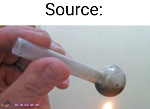 When someone makes up sources to an argument.