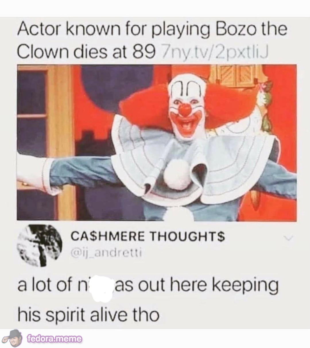 Bozo the clown’s spirit lives on