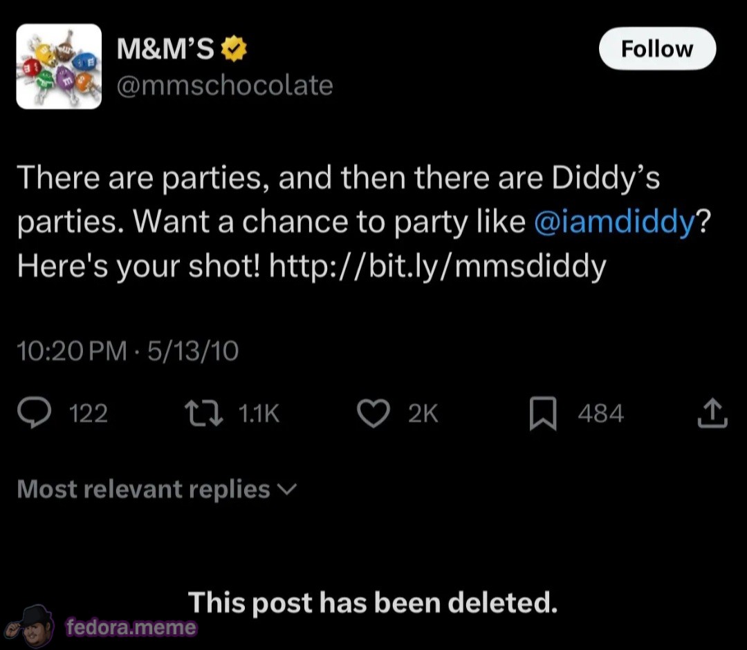 M&M’s: Ain’t no party like a Diddy party
