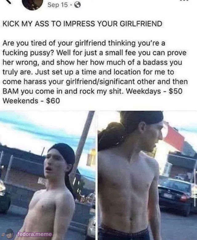 Boost your manhood for $50