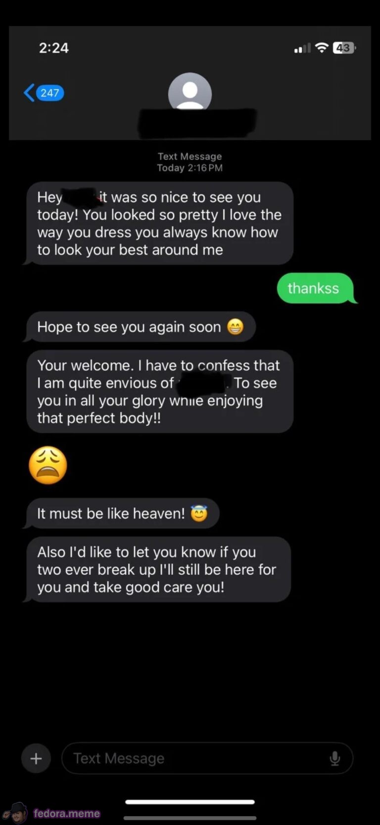 When your dad is desperate