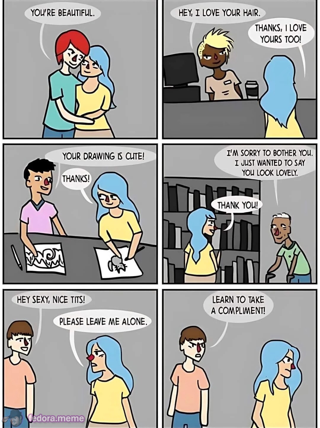 Learn to take a compliment
