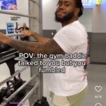 The gym baddie finally talked to you but you fumbled
