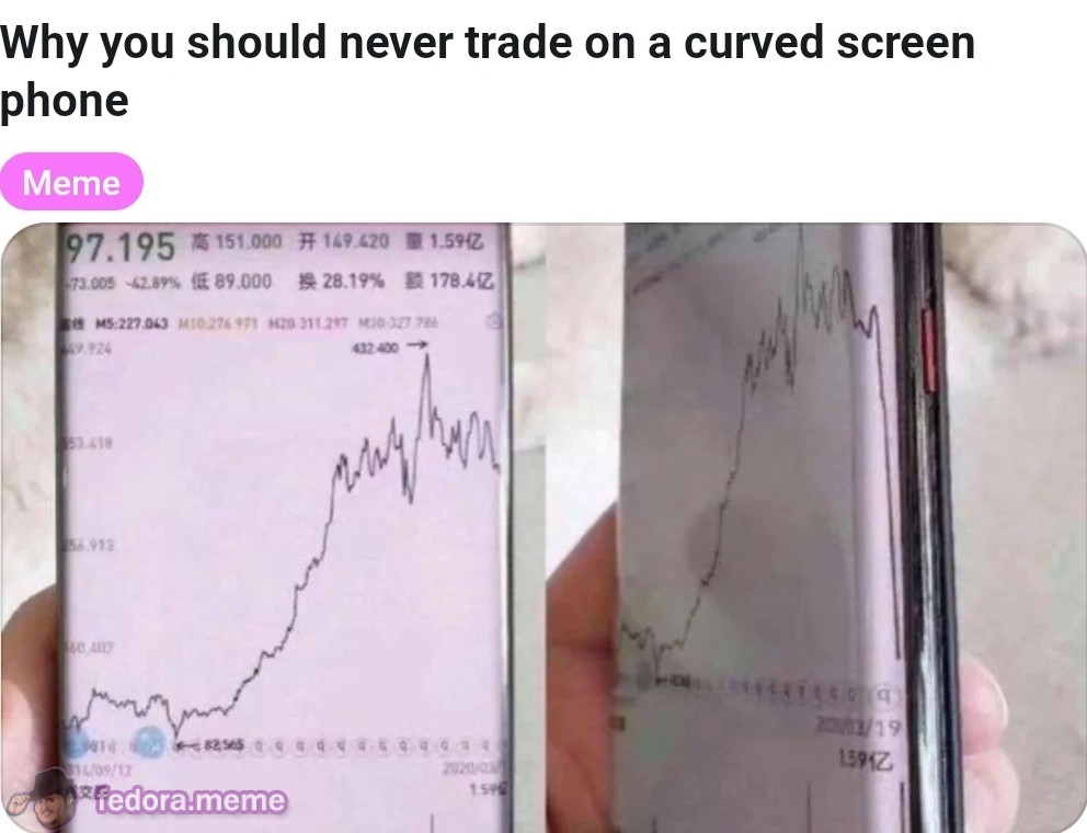 This is why you never trade on a curved phone