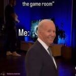 Her: go sleep in the game room!