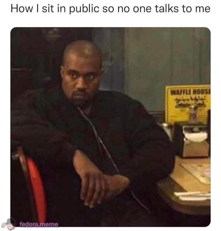 How I look in public so that nobody bothers me