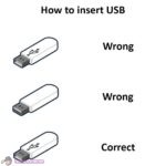 How to insert a USB stick