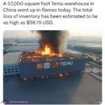 When a Temu warehouse burns down