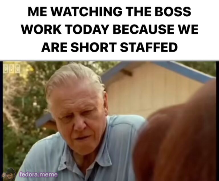 Me watching the boss work because we’re short staffed