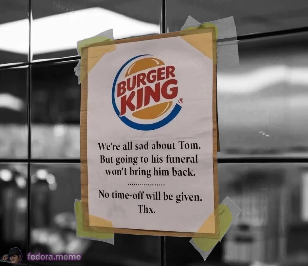 Being sad won’t bring Tom back