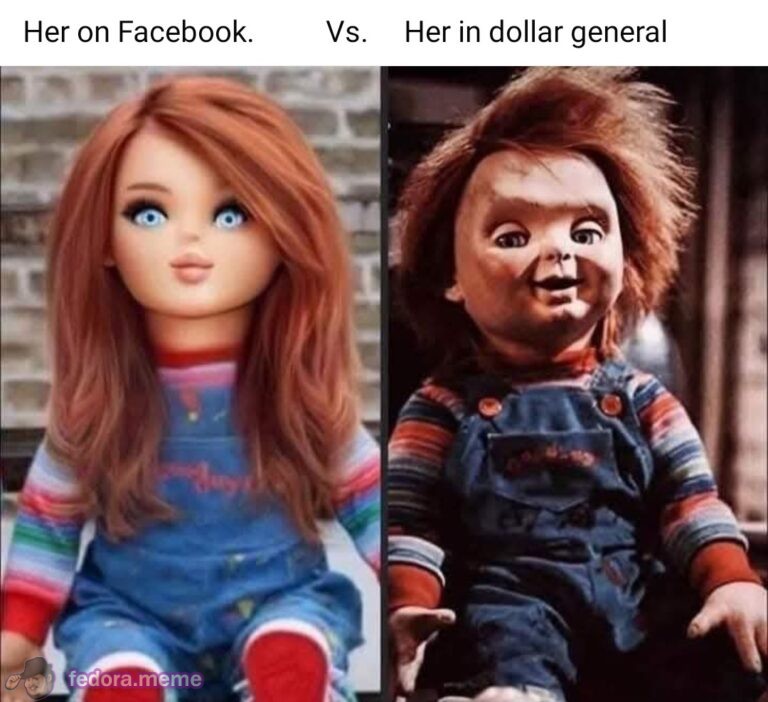 Her on social media vs. her in reality