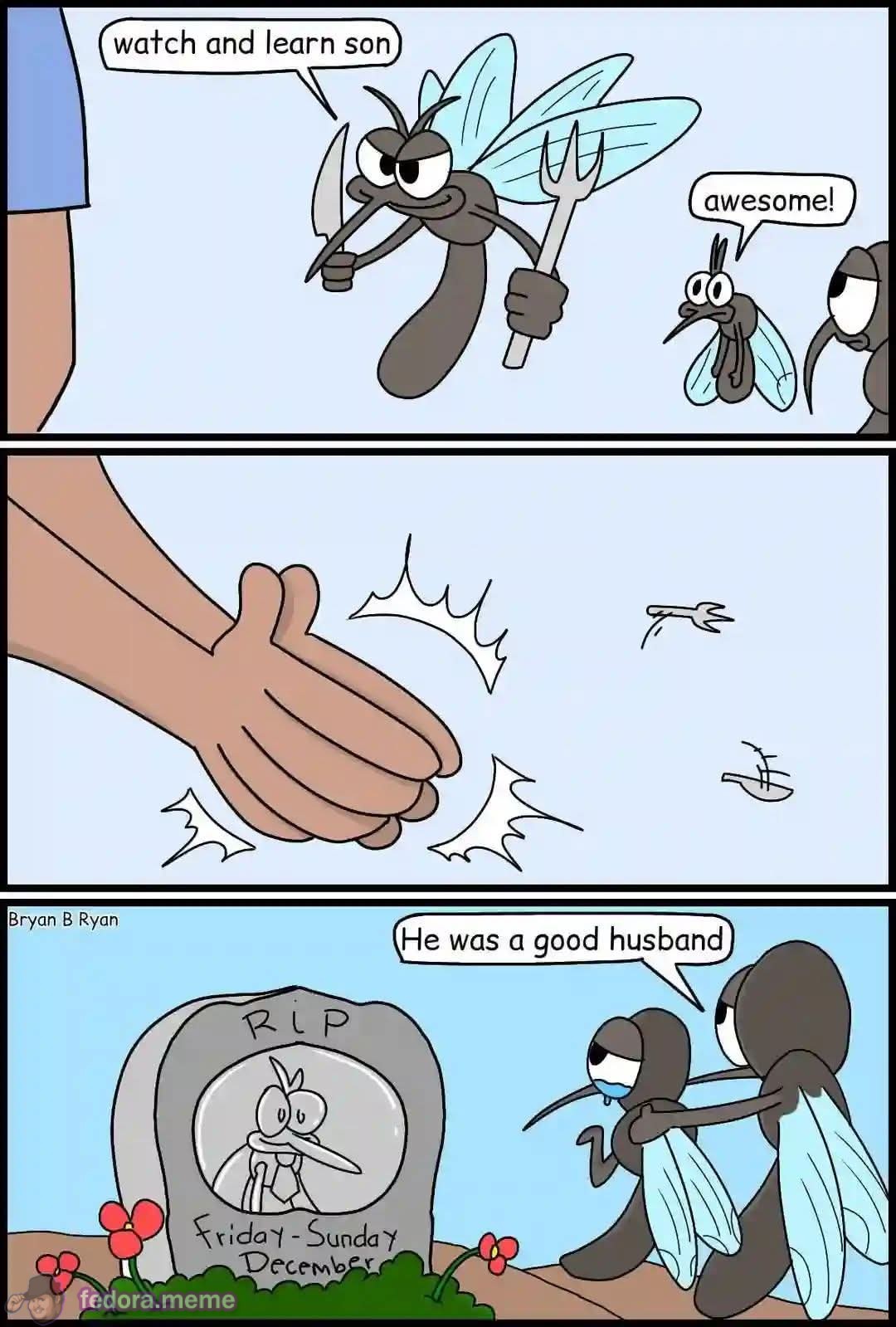 He was a good husband