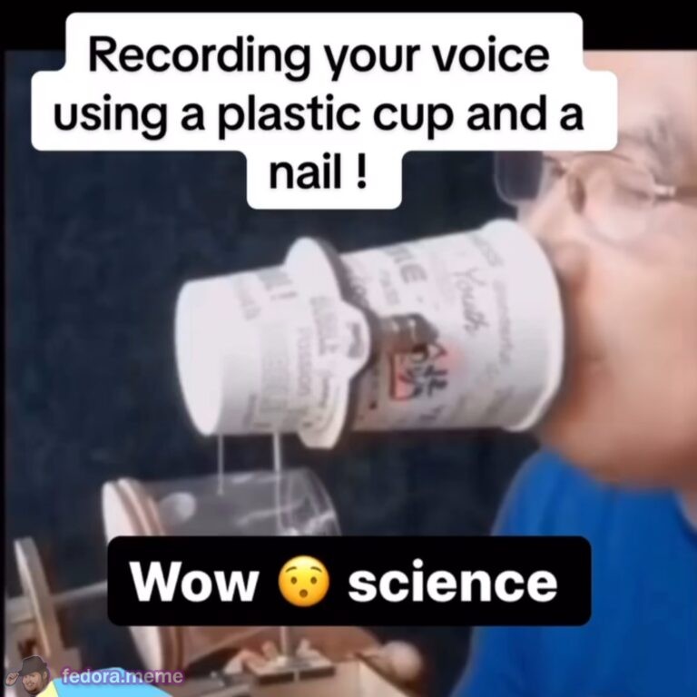 How to record your voice using a plastic cup and nail