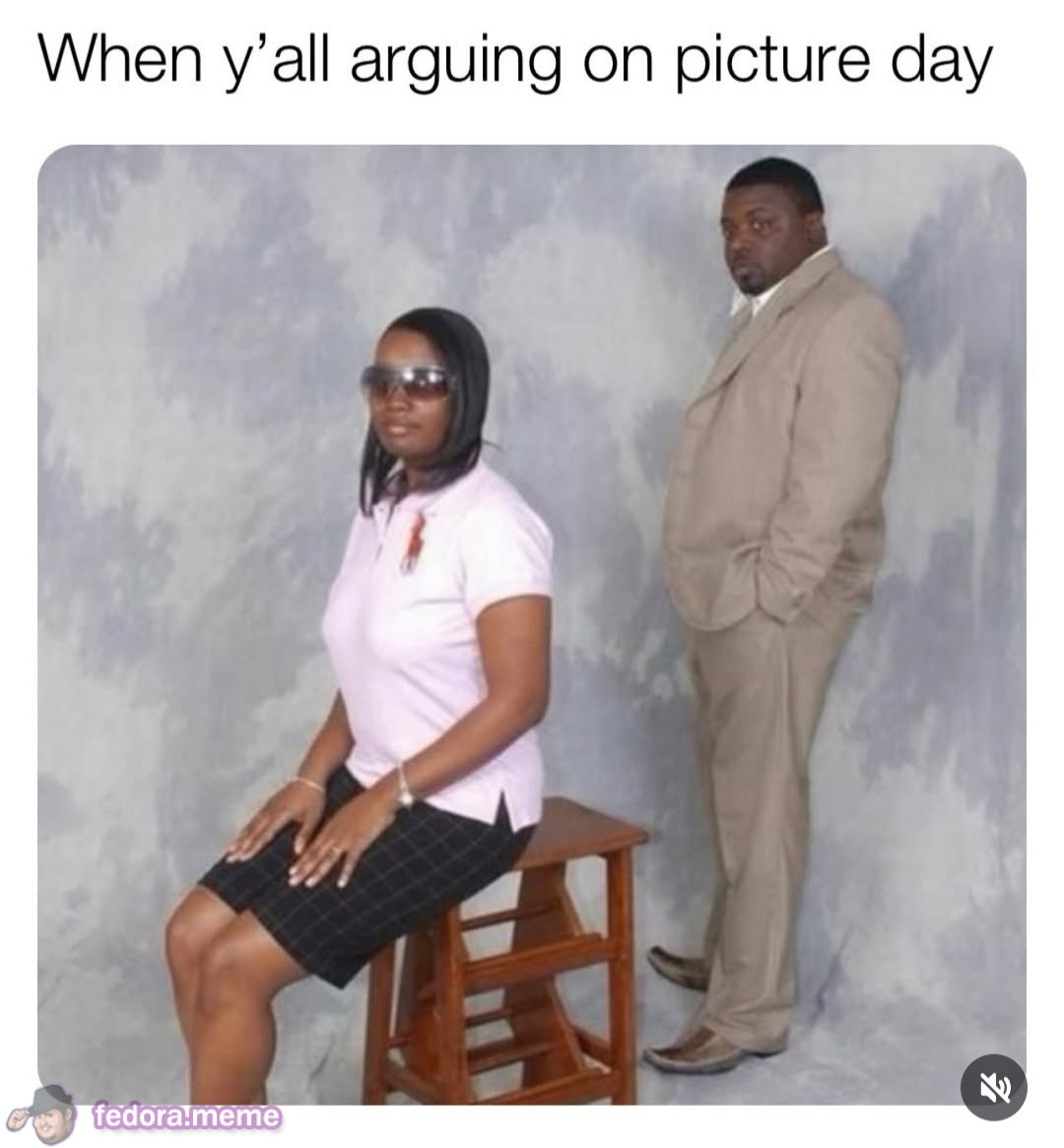 Arguing on picture day