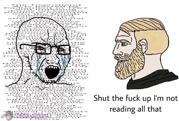When people reply with an essay
